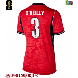 England Nico O'Reilly #3 Bortatröja Dam VM 2026 Kortärmad